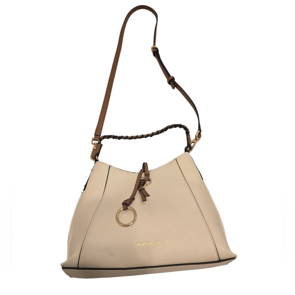 Calvin Klein Cream Crossbody Bag